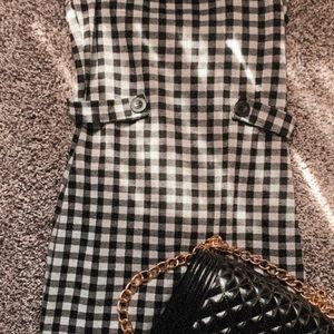 Black and white minidress(undershirt not included)